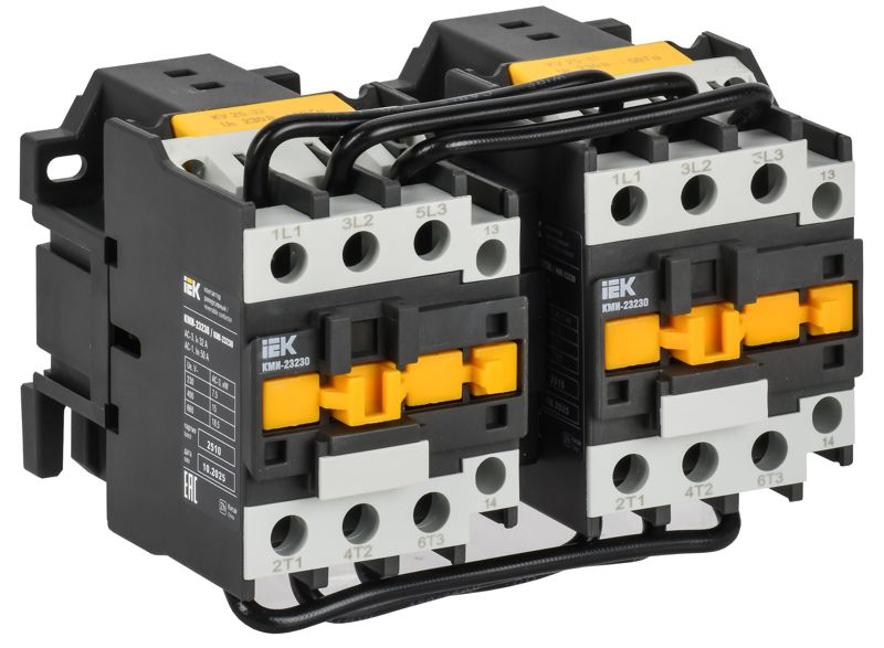 Контактор КМИ-23230 реверс 32А 230В/АС3 2НО KARAT IEK KKM23-032-230-20-1