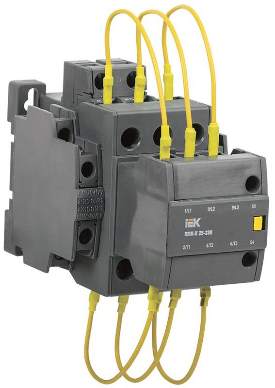 Контактор для конденсаторов КМИ-К 10кВАр KARAT IEK KKMK-10-230-01