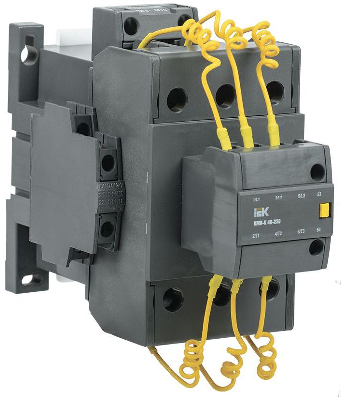 Контактор для конденсаторов КМИ-К 40кВАр KARAT IEK KKMK-40-230-01