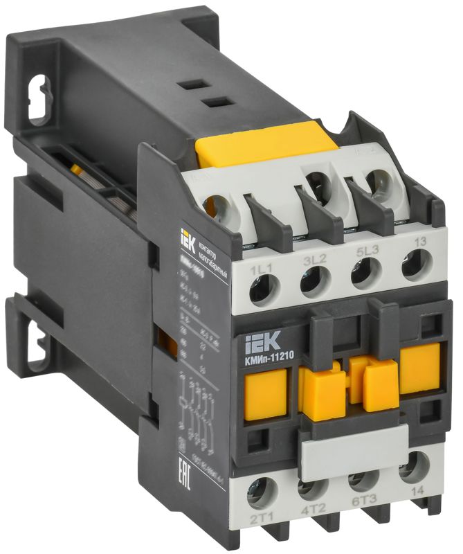 Контактор КМИп-11210 12А 220В/АС3 1НО KARAT IEK KMD11-012-220-10
