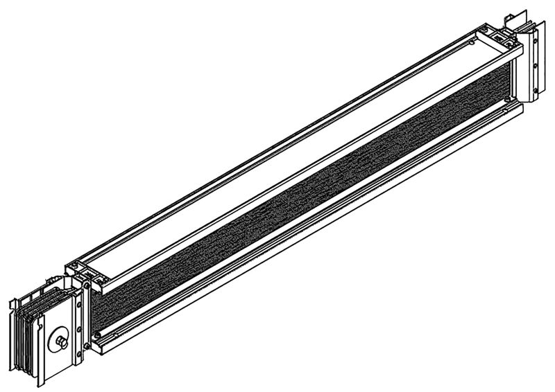 Секция прямая 2-2.99м 630А Al 3L+N+1/2PE НК IP55 тран. IEK LB-0630A5-25-F-SD