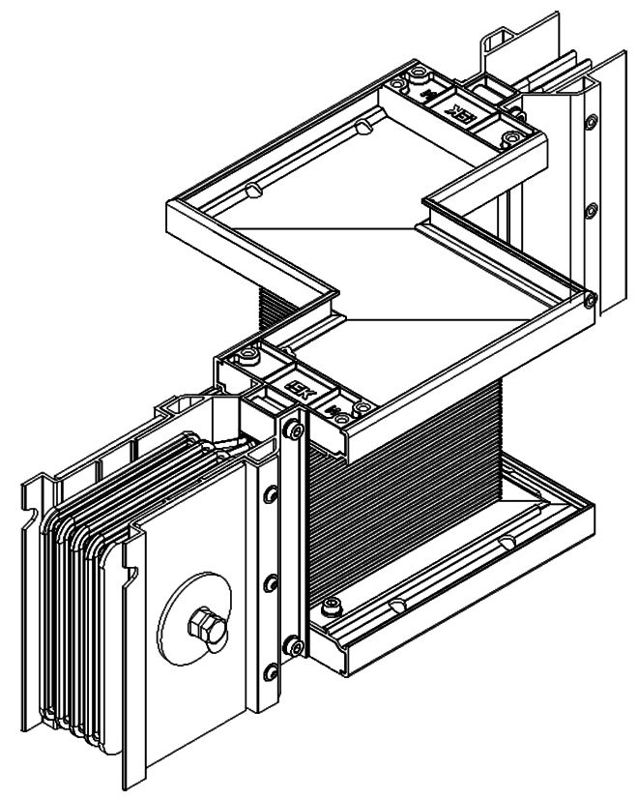 Секция Z-образ. лев. н/1 4000А Al 3L+N+PER IP55 тран. IEK LB-4000A4-35-F-ZLE