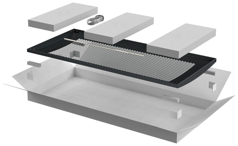 Дверь для шкафа LINEA N 33U 800мм перфорир. черн. ITK LN05-33U8X-DP