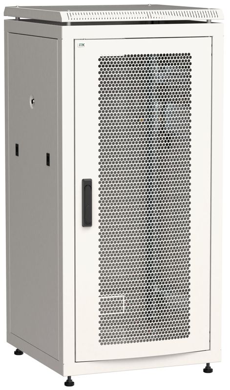 Шкаф сетевой LINEA N 19дюйм 28U 600х800мм перфорир. передн. дверь сер. ITK LN35-28U68-P