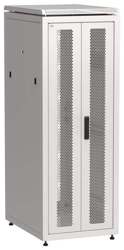 Шкаф сетевой LINEA N 19дюйм 33U 600х800мм передн. перфорир. распашная двустворчат. задн. перфорир. сер. ITK LN35-33U68-2PP