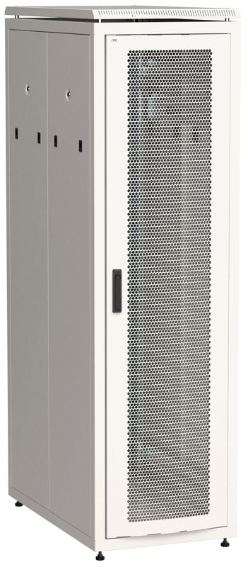 Шкаф сетевой LINEA N 38U 800х1000мм перфорир. передн. дверь; задн. перфорир. сер. ITK LN35-38U81-PP