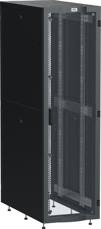 Шкаф серверный LINEA S 19дюйм 24U 600х1000мм перфорир. двери черн. ITK LS05-24U61-2PP