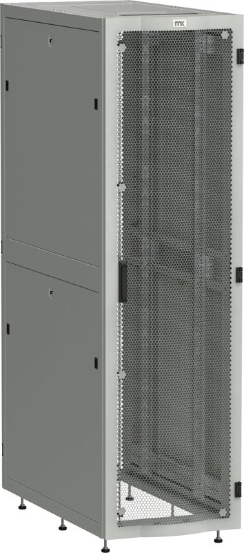 Шкаф серверный LINEA S 19дюйм 24U 600х1000мм перфорир. двери сер. ITK LS35-24U61-2PP