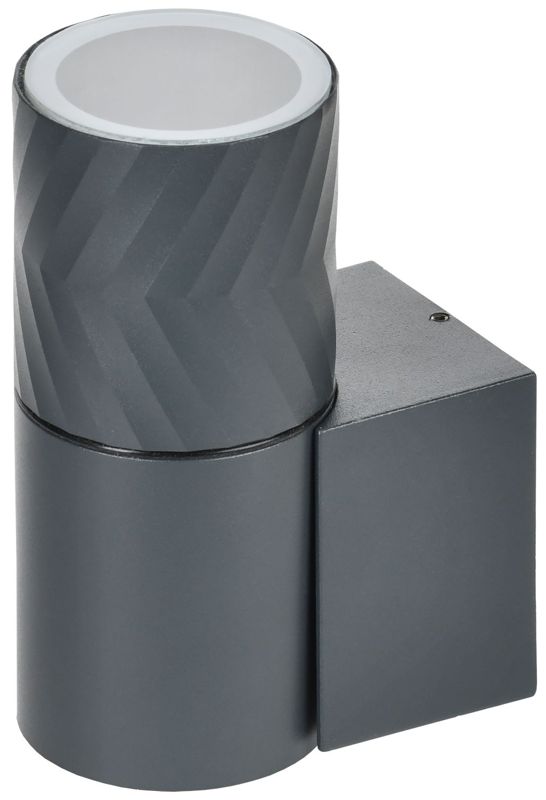 Светильник 5107 GU10 IP65 уличный настенный сер. IEK LT-UBU0-5107-GU10-1-K03