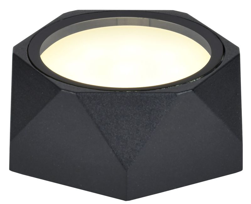 Светильник 5304 GX53 IP65 уличный потолочный черн. IEK LT-UPU0-5304-GX53-1-K02