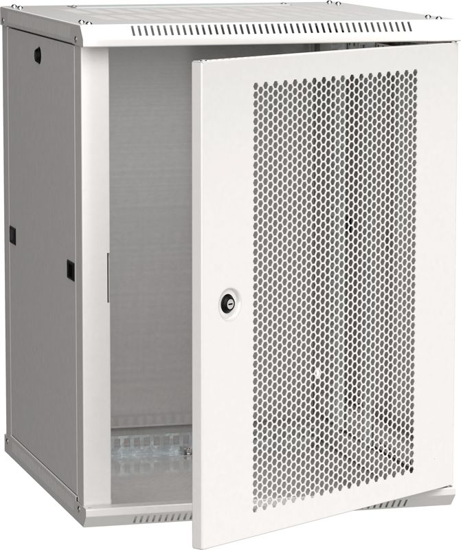 Шкаф LINEA W 12U 600х600мм перфорир. дверь RAL7035 ITK LWR3-12U66-PF