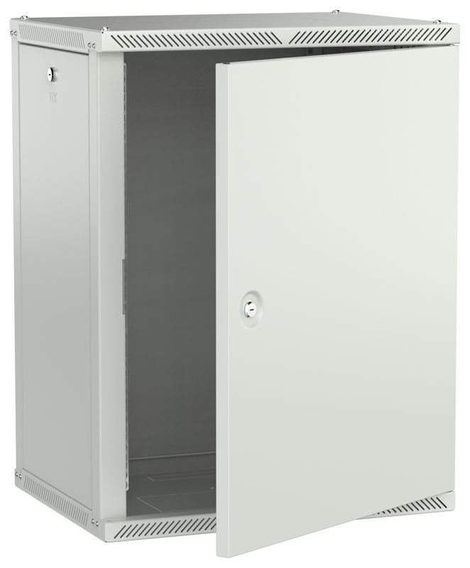 Шкаф LINEA W 2.0 15U 600х450мм дверь метал. сер. ITK LWR3-15U64-MF-2