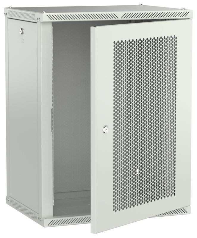Шкаф LINEA W 2.0 15U 600х450мм дверь перфорир. сер. ITK LWR3-15U64-PF-2