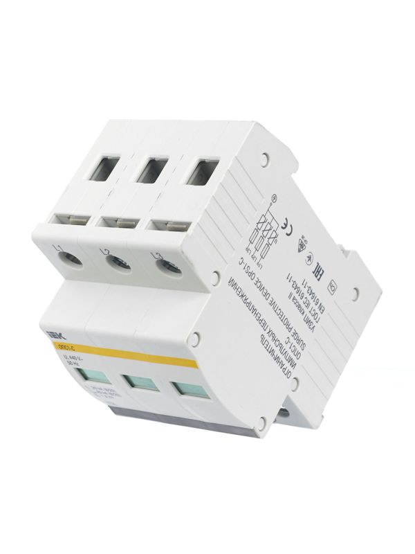 Ограничитель перенапряжения ОПС1-C 3P KARAT IEK MOP20-3-C