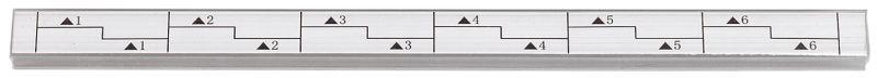 Панель маркировочная на 10 пар плинтов Krone сер. ITK MP10P-0135