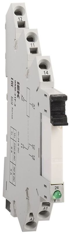 Реле интерфейсное ORM 3 1НО+1НЗ 24В DC IEK ORM-41F-3