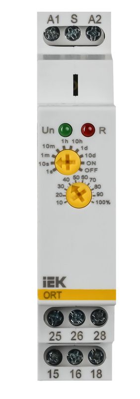 Реле задержки выключения ORT 2 контакта 12-240В AC/DC IEK ORT-B2-ACDC12-240V