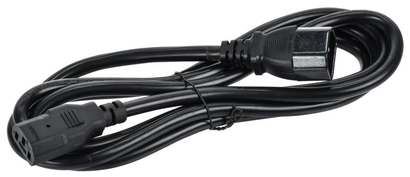 Кабель электропит. PDU 3х1.5 2м с разъемами С13-C14 ITK PC-C13C14-2M