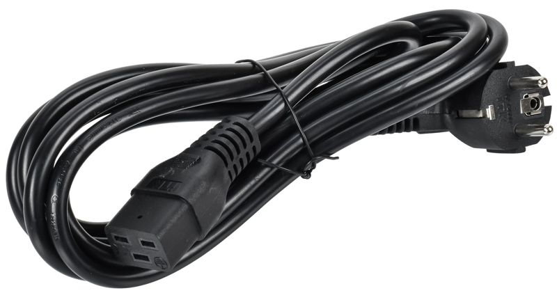 Кабель электропитания PDU 3х1.5 3М C19-Schuko ITK PC-C19D-3M
