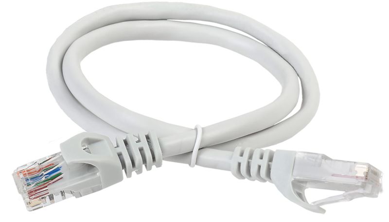 Патч-корд кат.6 UTP PVC 7м сер. ITK PC01-C6U-7M