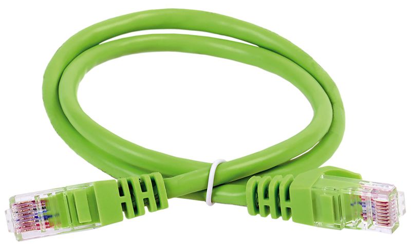 Патч-корд кат.5E UTP LSZH 10м зел. ITK PC02-C5EUL-10M