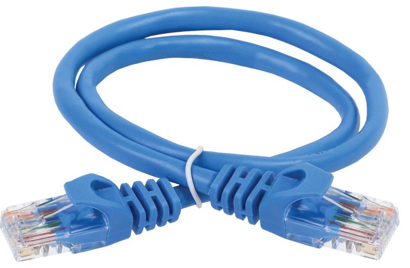 Патч-корд кат.5E UTP 5м син. ITK PC03-C5EU-5M