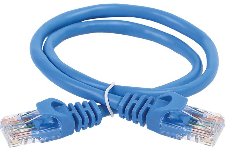 Патч-корд кат.6 UTP PVC 10м син. ITK PC03-C6U-10M