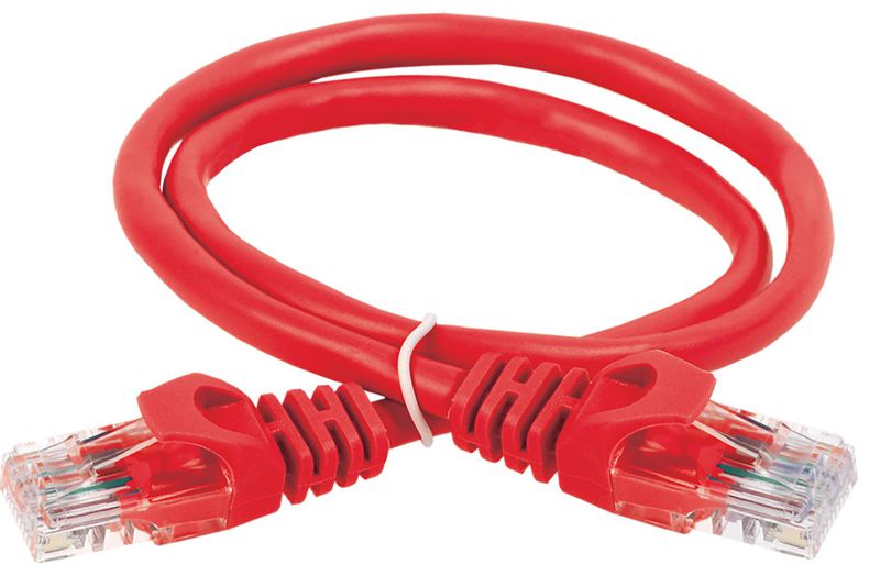 Патч-корд кат.6 UTP PVC 3м красн. ITK PC04-C6U-3M