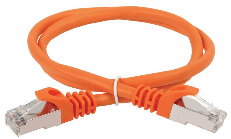 Патч-корд кат.5E FTP 5м оранж. ITK PC07-C5EF-5M