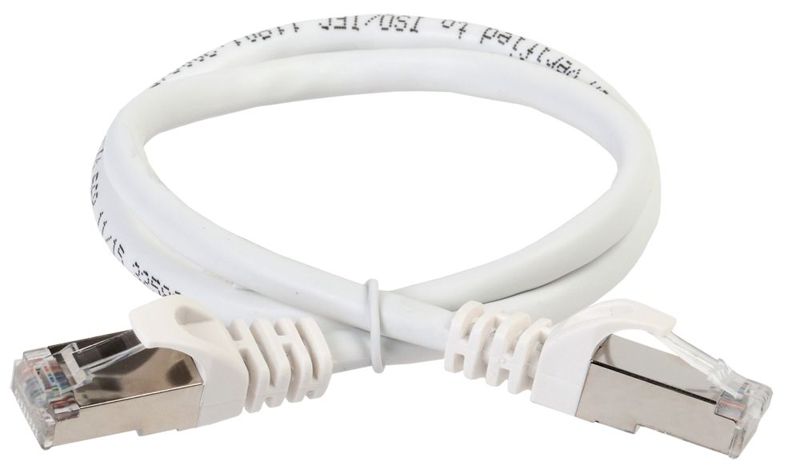 Патч-корд кат.5E FTP 3м бел. ITK PC08-C5EF-3M