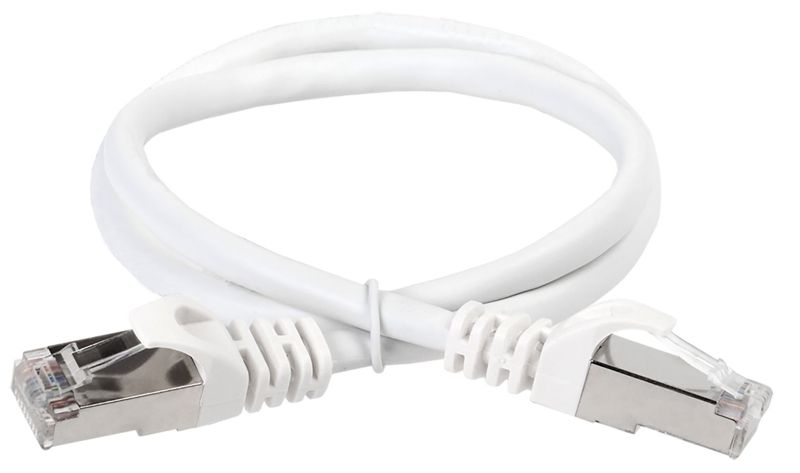 Патч-корд кат.5E FTP LSZH 5м бел. ITK PC08-C5EFL-5M