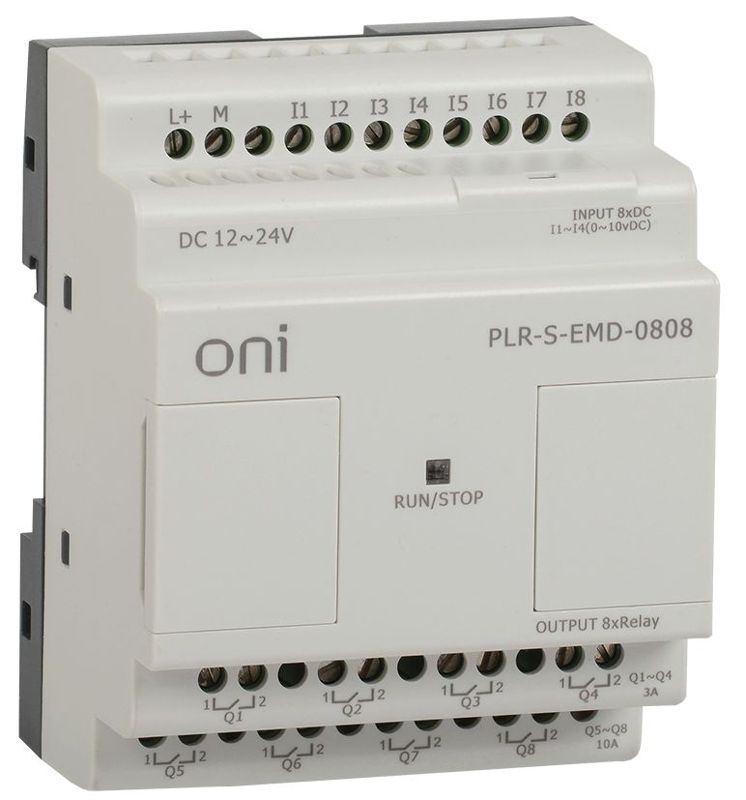 Реле логическое PLR-S. 8DI/8DO ONI PLR-S-EMD-0808 Реле логическое PLR-S. 8DI/8DO ONI PLR-S-EMD-0808