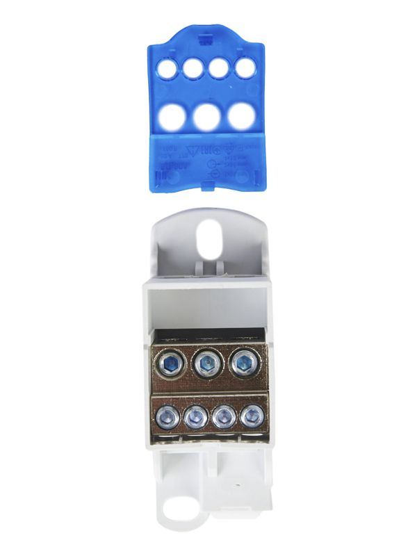 Блок распределительный на DIN-рейку РБД-80А IEK RBD-80