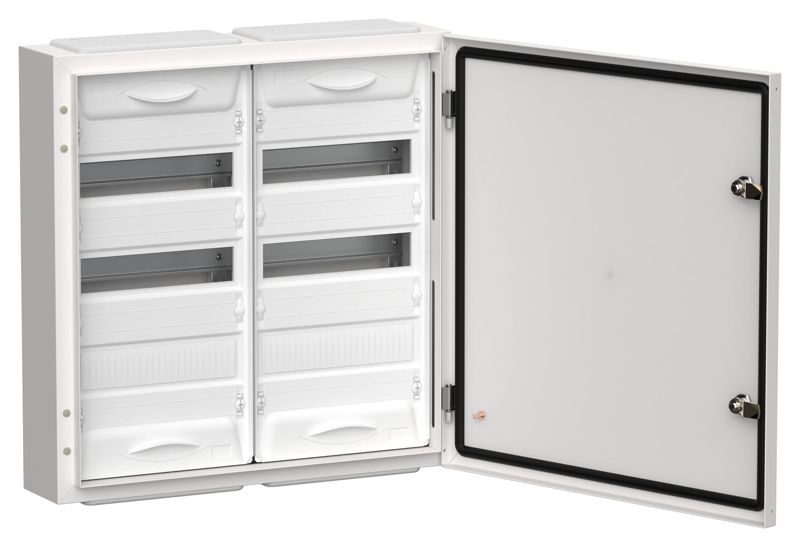 Корпус ЩРн-72 (2х36) TITAN 5 585х570х140 IP54 одна дверь метал. бел. IEK TI5-50-N-2X036-54