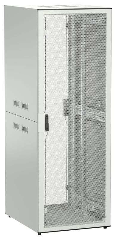 Шкаф UNITBOX N 47U 800х1000мм перф. пер. дв. задн. перф. сер. ITK UBN35-47U81-PP