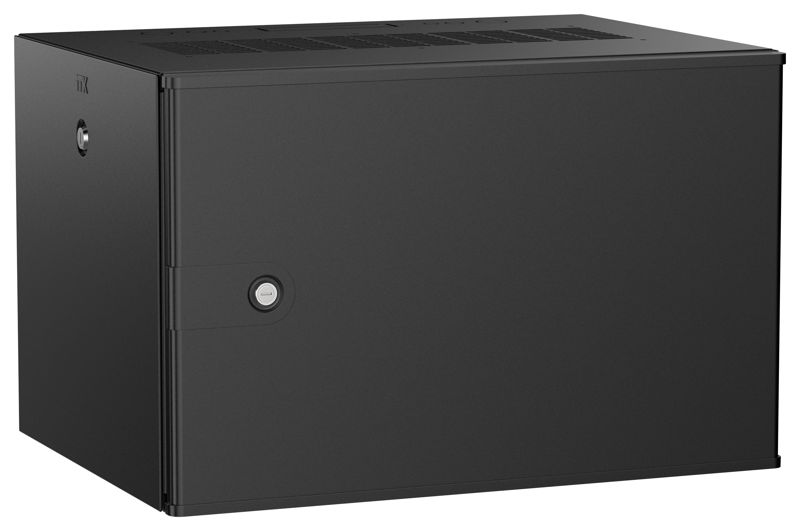 Дверь UNITBOX W 6U 600х450мм метал. черн. ITK UBW05-06U64-M