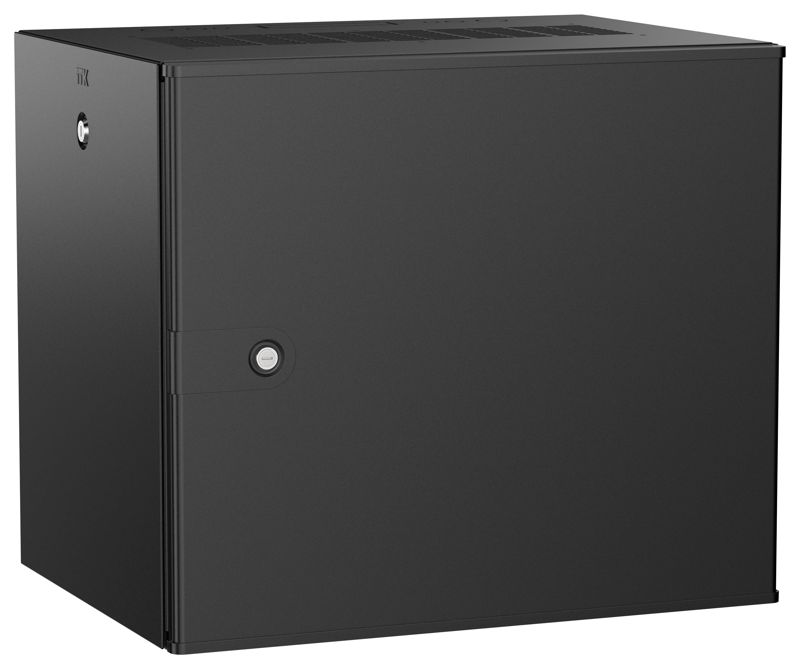 Дверь UNITBOX W 9U 600х450мм метал. черн. ITK UBW05-09U64-M