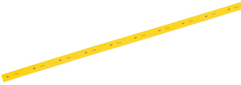 Трубка термоусадочная ТТУ нг-LS 14/7 желт. 1м IEK UDRS-D14-1-K05