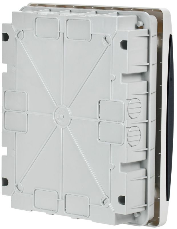 Корпус ЩРВ-П-18 UNION Compact IP41 черн. прозр. дверь пластик. IEK UIC-KP12-V-18-41-K01
