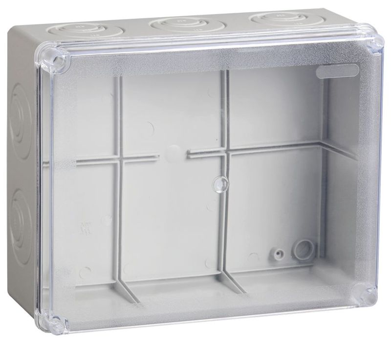 Коробка распаячная ОП 240х195х165 IP55 КМ41278 RAL7035 IEK UKO10-240-195-165-K51-55