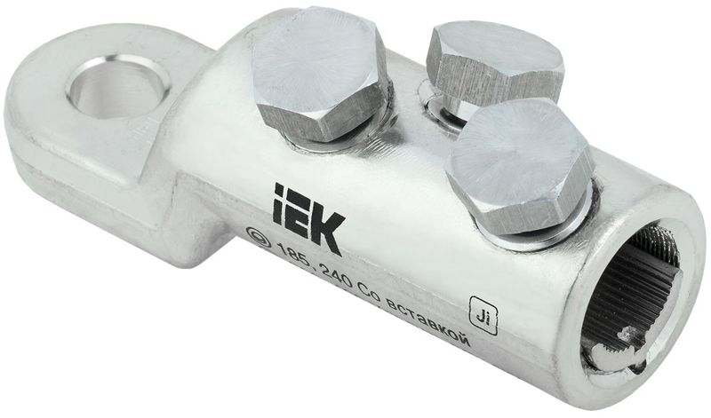 Наконечник болтовой луженый НБЛ 185-400-16/3 35кВ IEK UNB11-185-400-03-35-1