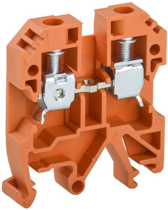 Клемма винтовая КВИ-6кв.мм оранж. IEK YZN30-006-K09