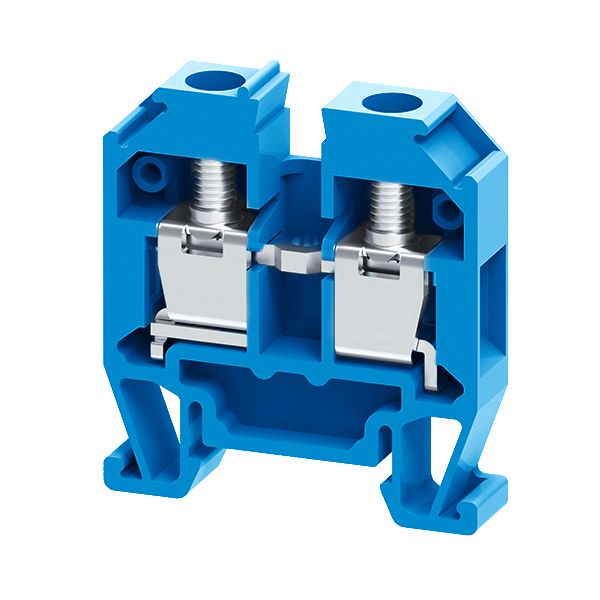 Мини-клемма проходная винтовая OptiClip CMT-4-I-BU-32A-(0.2-4) син. КЭАЗ 331804