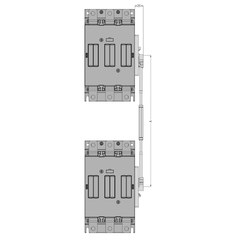 Блокировка OptiStart K-FX-5504 механическая вертикальная 345...385 мм для AF-160..AF-230 КЭАЗ 335373