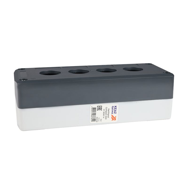 Корпус кнопочного поста OptiSignal Compact D22 С7-BD67-4 4 отв. IP67 XALD04 КЭАЗ 362236