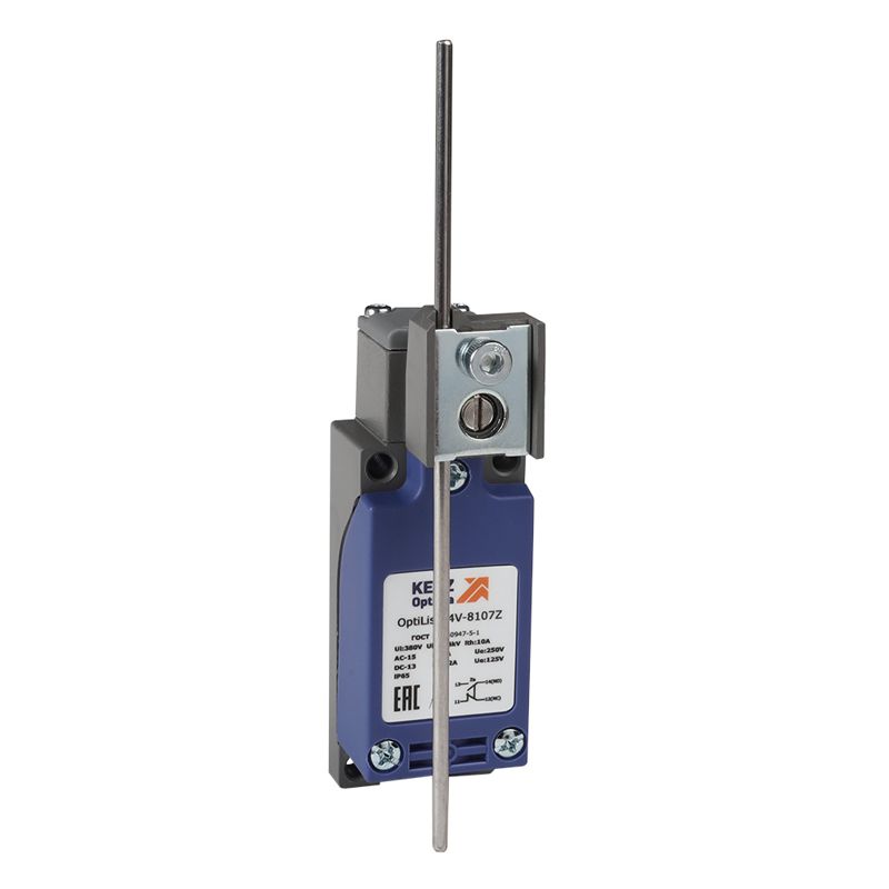 Выключатель концевой OptiLiS D4V-8107Z шток регулир. метал. XCKP2153P16 КЭАЗ 365294