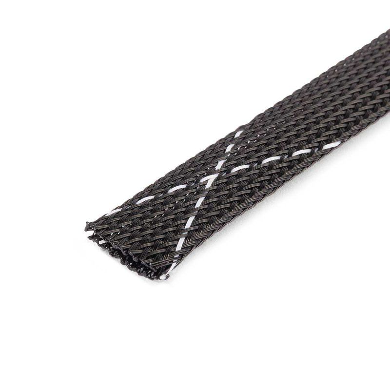 Оплетка кабельная из полиэстера XP-20 черн./бел. (уп.50м) Fortisflex 102339
