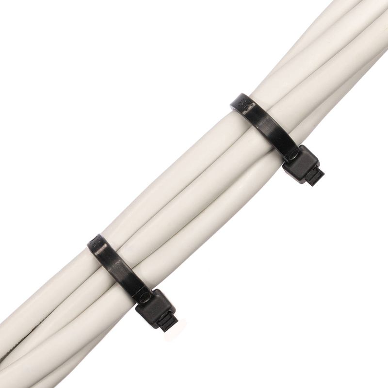 Хомут кабельный КСС 5х200 нейл. черн. (уп.100шт) Fortisflex 49415