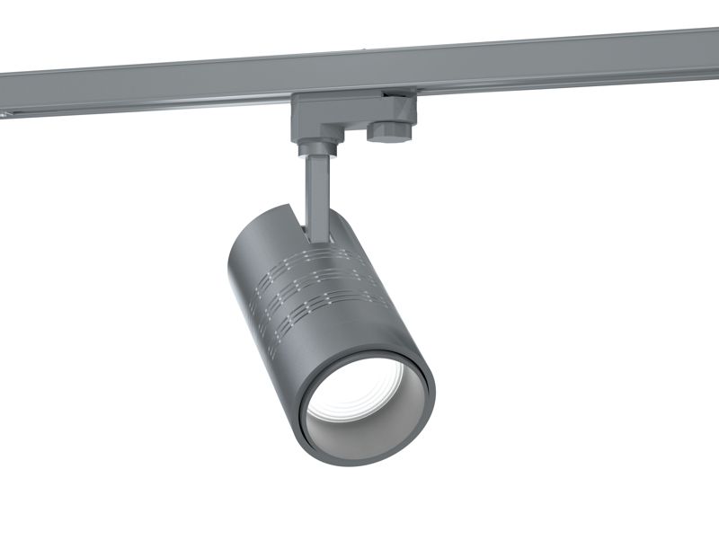 Светильник Meat/27/К15-Г60/2.2K/SH/220AC IP20 RAL 7038 сер. шинопровод (SH) LEDEL LSPT00004