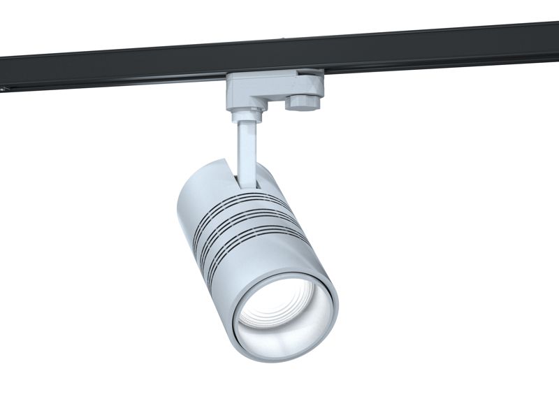 Светильник L-spot Fish/33/К15-Г60/5.0K/SH/220AC IP20 RAL 9003 бел. шинопровод (SH) LEDEL LSPT00034